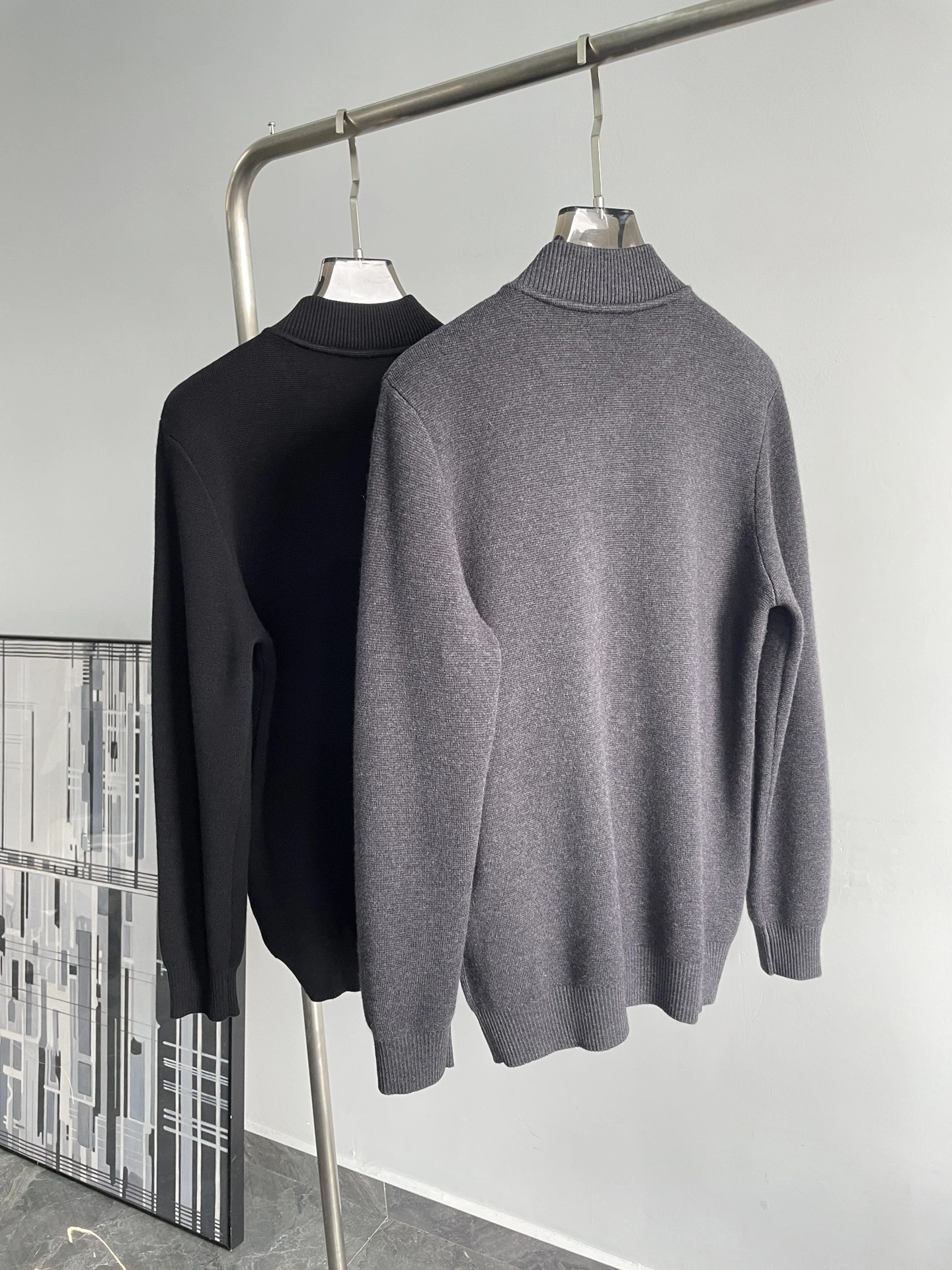 wg.luxury- 2ur25rry wool Real silk oversized 2colour item:D-F443J2322-2
